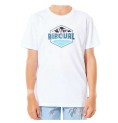 Barn T-shirt med kortärm Rip Curl Filler Tee B Vit