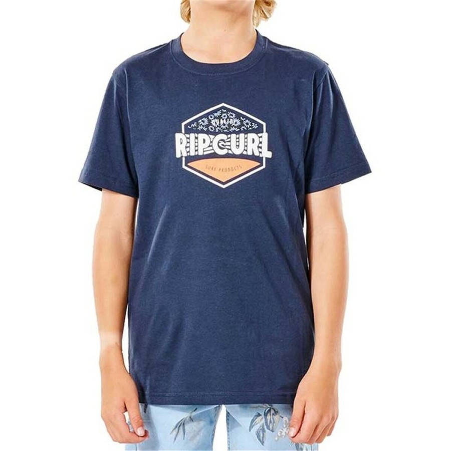 Barn T-shirt med kortärm Rip Curl Filler Tee B Blå