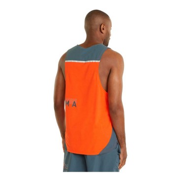 T-shirt med kortärm Herr Puma Train Everfresh Tank Orange