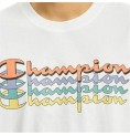 T-shirt med kortärm Champion Crewneck Vit