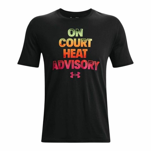 T-shirt med kortärm Herr Under Armour Basketball Heat Svart