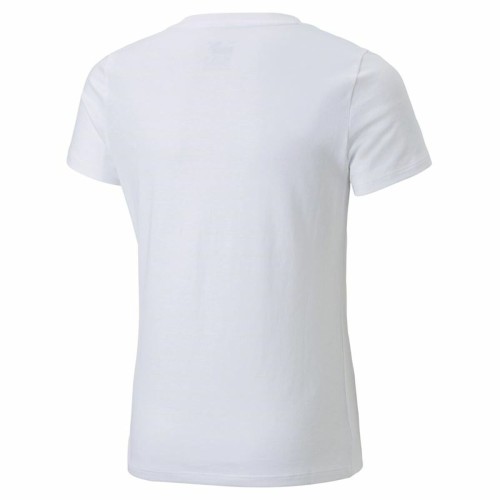 Barn T-shirt med kortärm Puma Alpha Vit