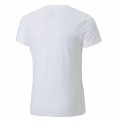 Barn T-shirt med kortärm Puma Alpha Vit