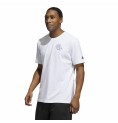 T-shirt med kortärm Herr Adidas Avatar James Harden Graphic Vit