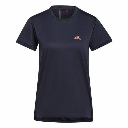 T-shirt med kortärm Dam Adidas Aeroready Designed 2 Move Svart Blå