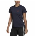 T-shirt med kortärm Dam Adidas Aeroready Designed 2 Move Svart Blå