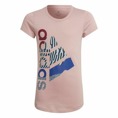 Barn T-shirt med kortärm Adidas Girl Power Rosa