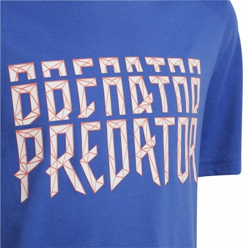 Barn T-shirt med kortärm Adidas Predator Blå