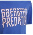 Barn T-shirt med kortärm Adidas Predator Blå