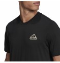 T-shirt med kortärm Herr Adidas Essentials Feel Comfy Svart