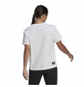 T-shirt med kortärm Dam Adidas Future Icons Vit