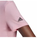 T-shirt med kortärm Dam Adidas Loungewear Essentials Slim Logo Rosa