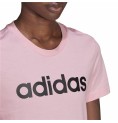 T-shirt med kortärm Dam Adidas Loungewear Essentials Slim Logo Rosa