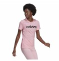 T-shirt med kortärm Dam Adidas Loungewear Essentials Slim Logo Rosa