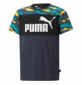 Barn T-shirt med kortärm Puma Essentials+ Kamouflage Pojkar Svart