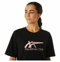 T-shirt med kortärm Dam Asics Tiger Svart