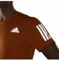 T-shirt med kortärm Herr Adidas Own The Run Orange