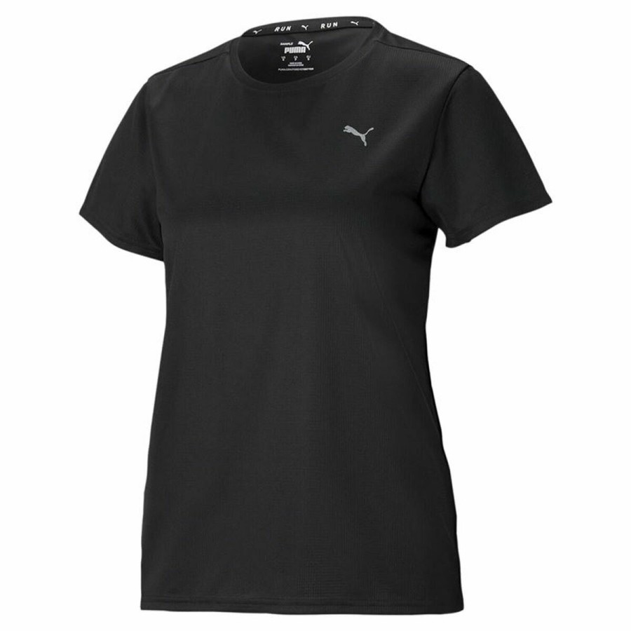 T-shirt med kortärm Dam Puma Run Favorite Svart