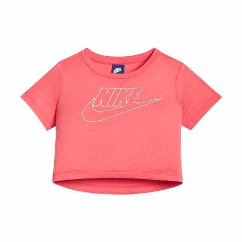 Barn T-shirt med kortärm Nike Youth Logo Korall