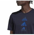 T-shirt med kortärm Herr Adidas Designed To Move Logo