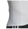 T-shirt med kortärm Herr Adidas techfit Graphic  Vit