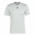 T-shirt med kortärm Herr Adidas Hiit Ljusgrön