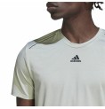 T-shirt med kortärm Herr Adidas Hiit Ljusgrön