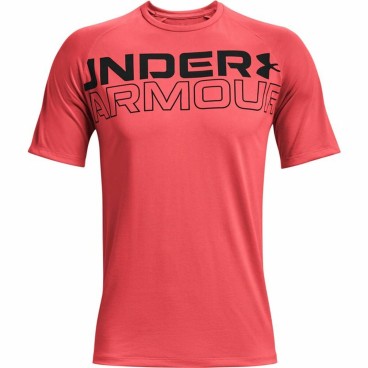 T-shirt med kortärm Herr Under Armour Tech 2.0 Röd