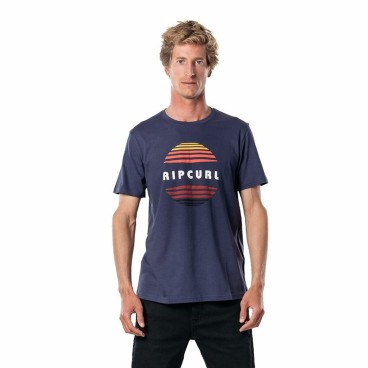 T-shirt med kortärm Herr Rip Curl El Mama Mörkblå Män