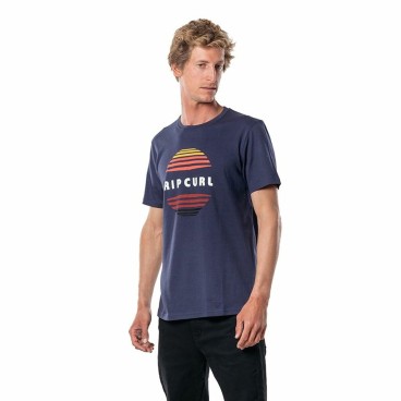 T-shirt med kortärm Herr Rip Curl El Mama Mörkblå Män