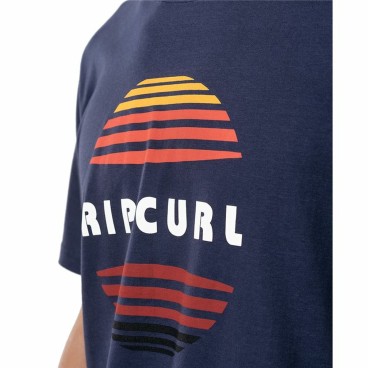 T-shirt med kortärm Herr Rip Curl El Mama Mörkblå Män