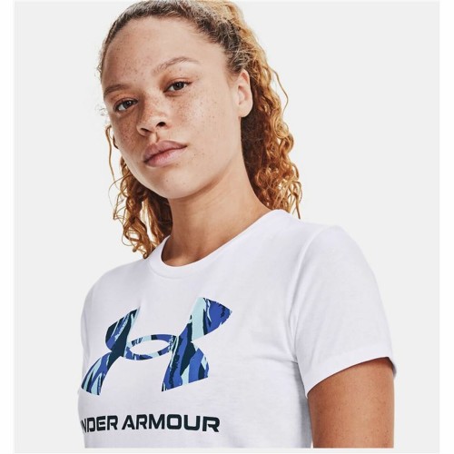 T-shirt med kortärm Dam Under Armour Graphic Vit