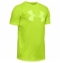 T-shirt med kortärm Barn Under Armour Tech Big Logo Gul