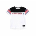 Barn T-shirt med kortärm Converse Retro Sport Vit