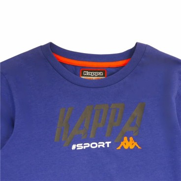 T-shirt med lång ärm Barn Kappa Sportswear Martial Blå