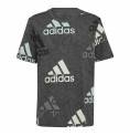 Barn T-shirt med kortärm Adidas Brand Love  Svart