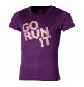 Barn T-shirt med kortärm Asics  Graphic Go Run It  Violett