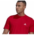 T-shirt med kortärm Herr  Aeroready Designed To Move Adidas Designed To Move Röd