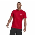 T-shirt med kortärm Herr  Aeroready Designed To Move Adidas Designed To Move Röd