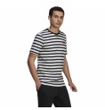 T-shirt med kortärm Herr  Essentials Stripey  Adidas Embroidered Logo Svart