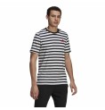 T-shirt med kortärm Herr  Essentials Stripey  Adidas Embroidered Logo Svart