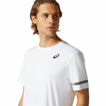 T-shirt med kortärm Herr Asics Court Vit