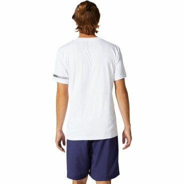 T-shirt med kortärm Herr Asics Court Vit