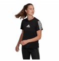 T-shirt med kortärm Dam Adidas TC Svart