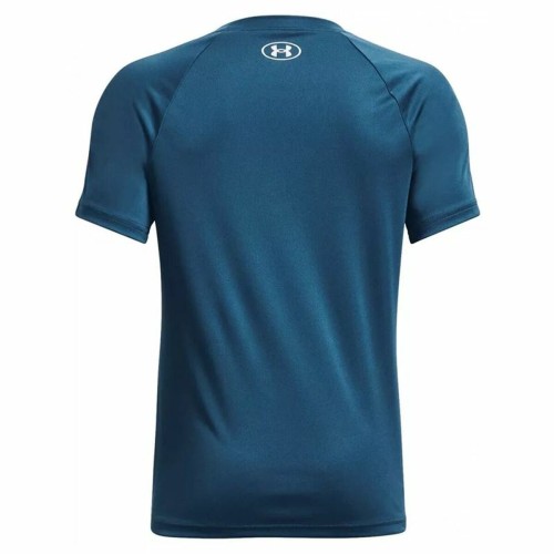 Barn T-shirt med kortärm Under Armour Big Logo Blå