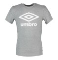 T-shirt med kortärm Herr Umbro WARDROBE 65352U 263  Grå