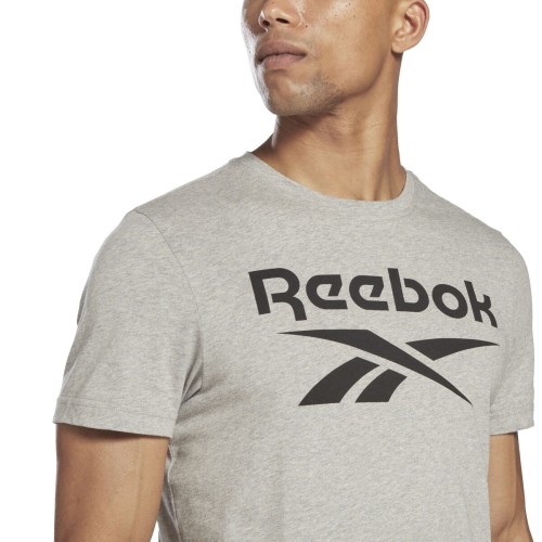 T-shirt med kortärm Herr Reebok BIG LOGO TEE HD4219 Grå