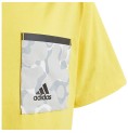 Barn T-shirt med kortärm Adidas Future Pocket Gul