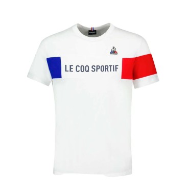 T-shirt med kortärm Herr TRI TEE SS Nº1 M NEW OPTCAL  Le coq sportif 2310012 Vit