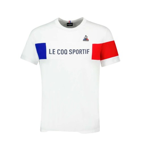 T-shirt med kortärm Herr TRI TEE SS Nº1 M NEW OPTCAL  Le coq sportif 2310012 Vit